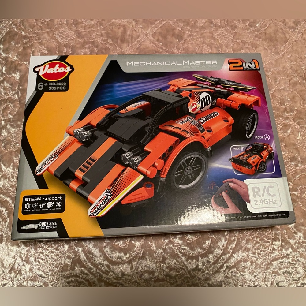 Mechanical Master Vatos STEAM Build 2 in 1 remote control vehicle Ages 6+